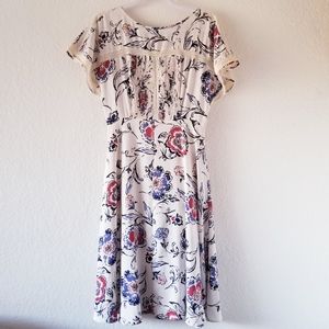 Ann Taylor floral dress size 0